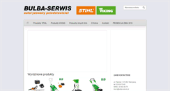 Desktop Screenshot of bulba-serwis.pl
