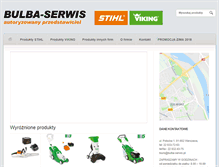 Tablet Screenshot of bulba-serwis.pl